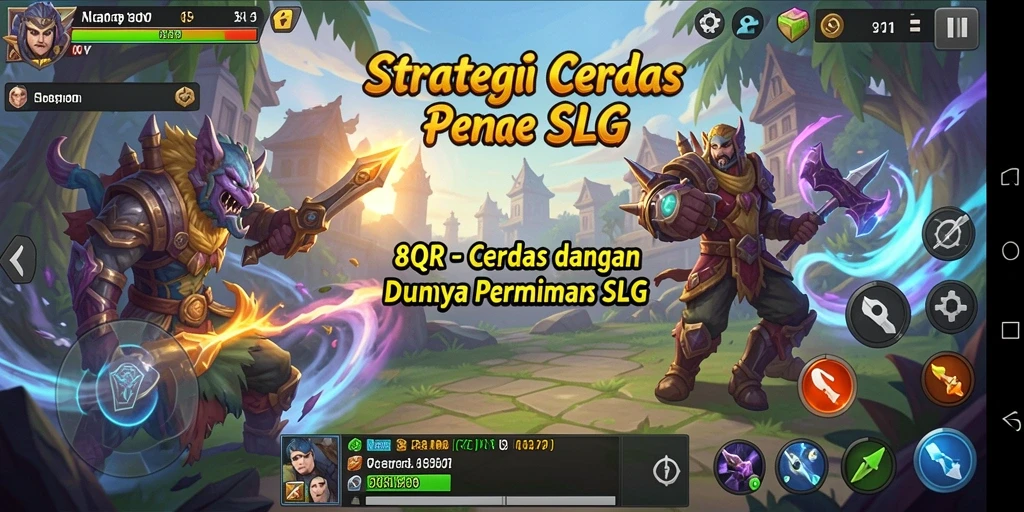 Tangkapan layar dari gameplay menarik 8QR yang menampilkan strategi dan taktik.