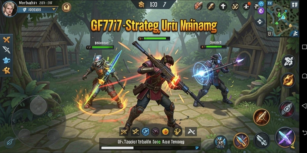 Tampilan gameplay strategis yang mendebarkan di GF777.