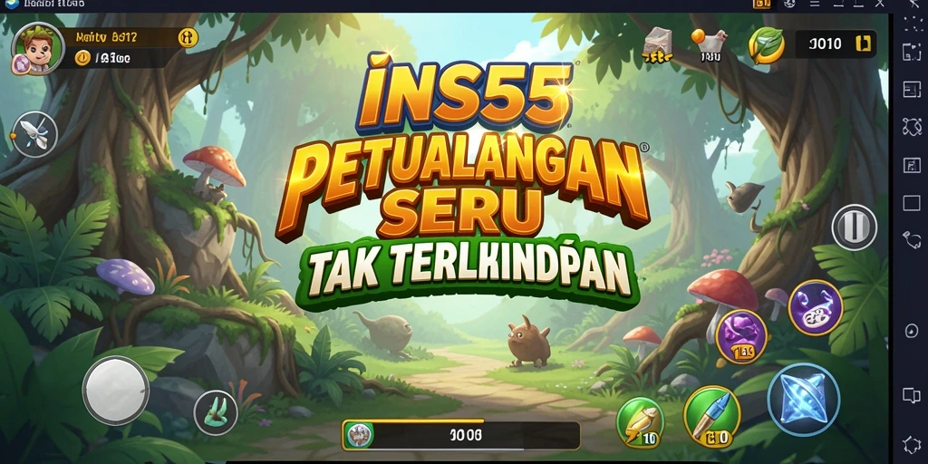 Screenshot dari gameplay INS55 yang penuh petualangan mendebarkan.