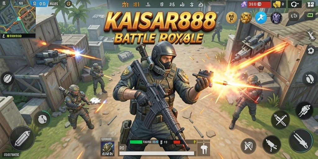 Tampilan gameplay seru dan mendebarkan di KAISAR888.