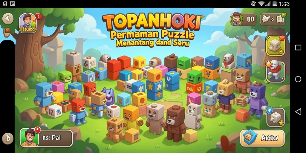 Tampilan gameplay <strong>TOPANHOKI</strong> yang menarik dan penuh tantangan.